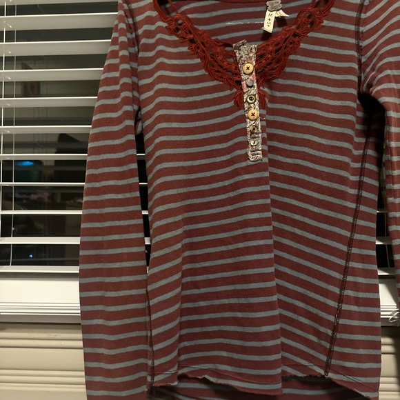Free People striped shirt - Picture 2 of 4
